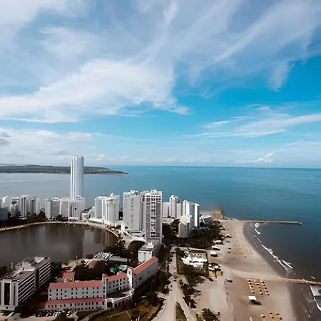 Apartamento Laurdhomes Lujoso Apto Piso 28 Frente Al Mar, 2bth Cartagena