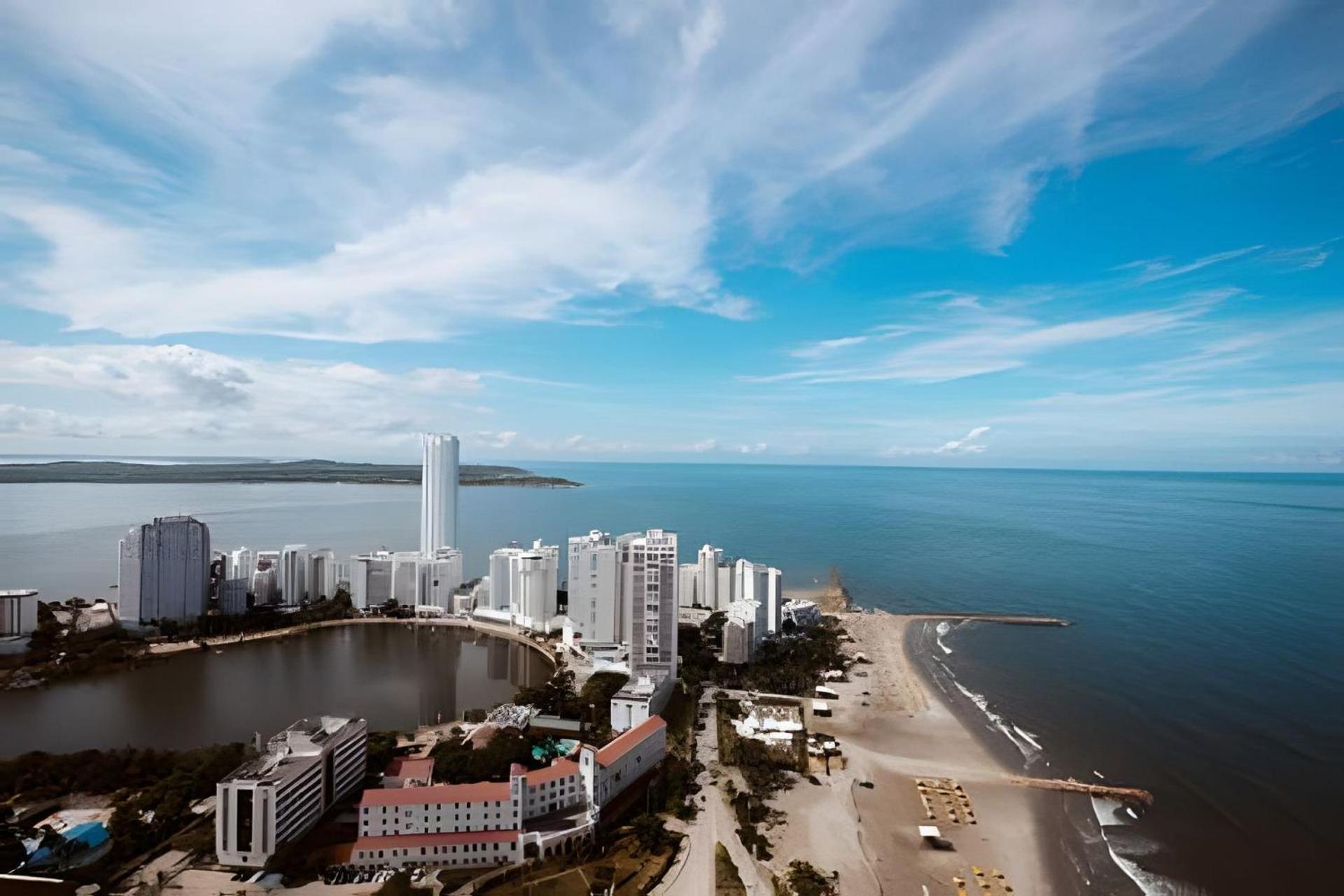 Apartamento Laurdhomes Lujoso Apto Piso 28 Frente Al Mar, 2bth Cartagena